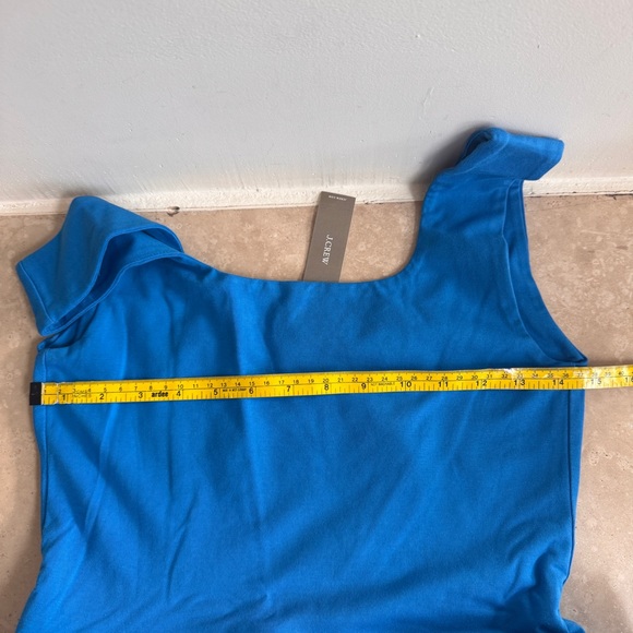 J Crew Scoop Drop Waist Mixy Dress Electric Blue Womens Size S Sleeveless - Picture 3 of 11